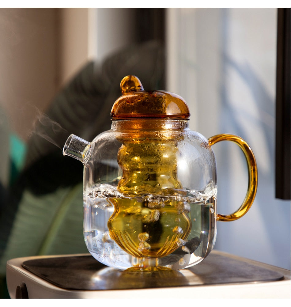 Glass Pitcher Cute Teapot Set Glass Pitcher Cute Teapot Set